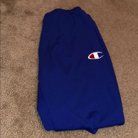 champion royal blue sweatpants